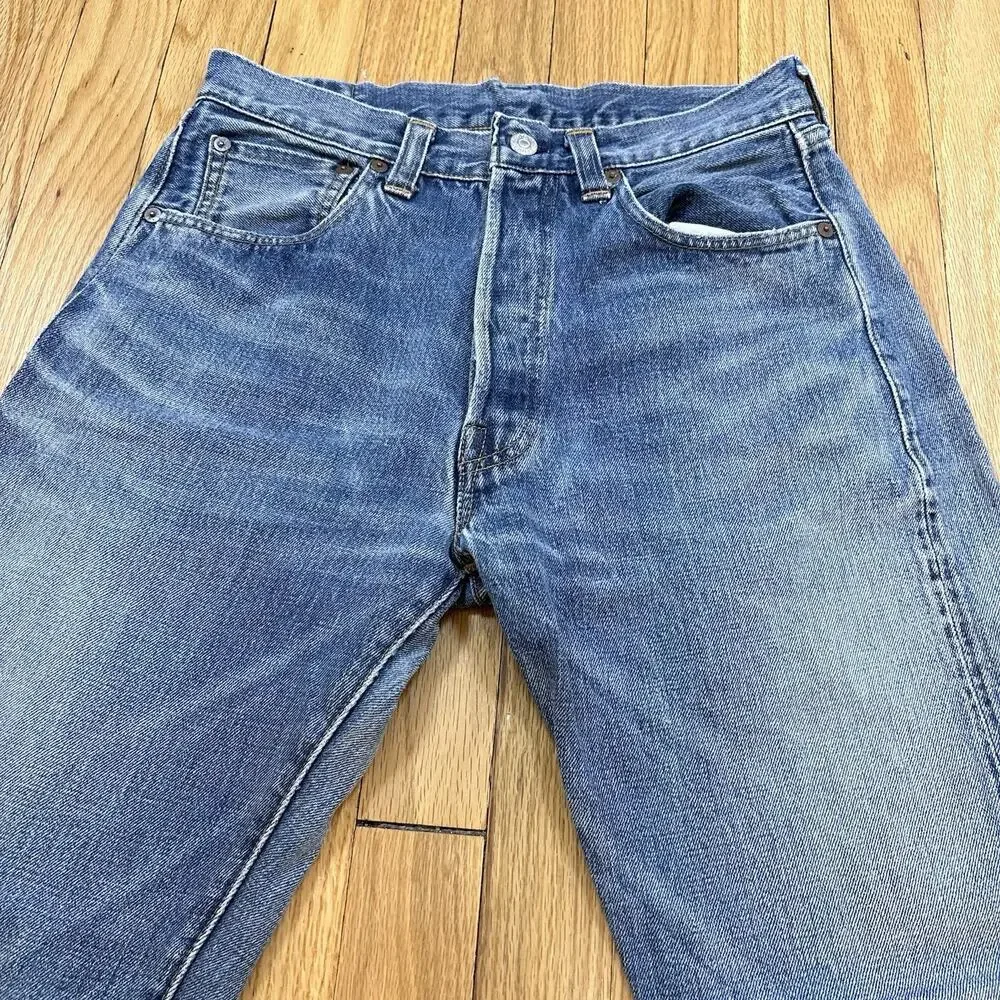 VTG Levis 1947 Jeans 501 LVC Size 33x36 (Fits 28x29) USA Valencia Selvedge Denim